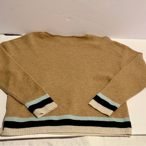 MAEVE By Anthropologie Cute Critter Cashmere Penguin Sweater Small - Picture 10 of 13